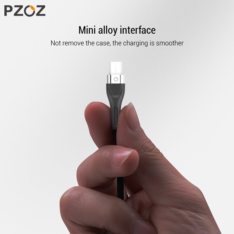 Cavo Micro USB PZOZ cavo di ricarica rapida per Samsung S7 Xiaomi Redmi Note 5 Pro caricatore MicroUSB per telefono cellulare Android