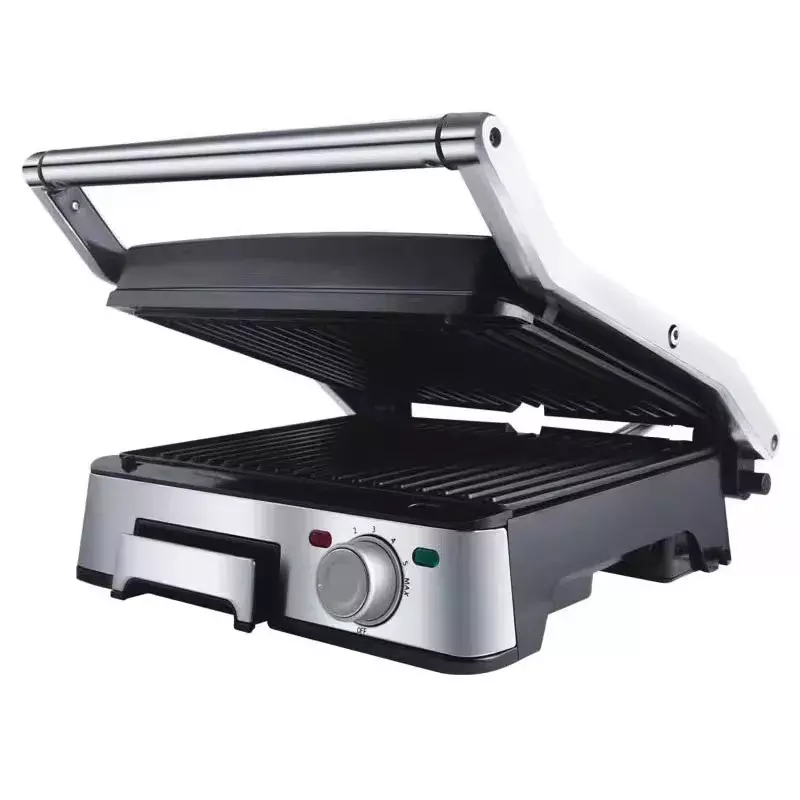 220V Multifunctional Steak Grill and Sandwich Maker for Home and Commercial Use
