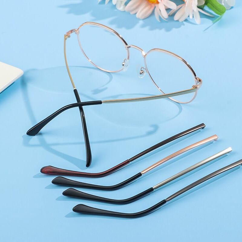 1 paio di occhiali da vista in metallo Temple Arm occhiali da vista sostituzione gamba in metallo accessori per occhiali strumento di riparazione per montature per occhiali