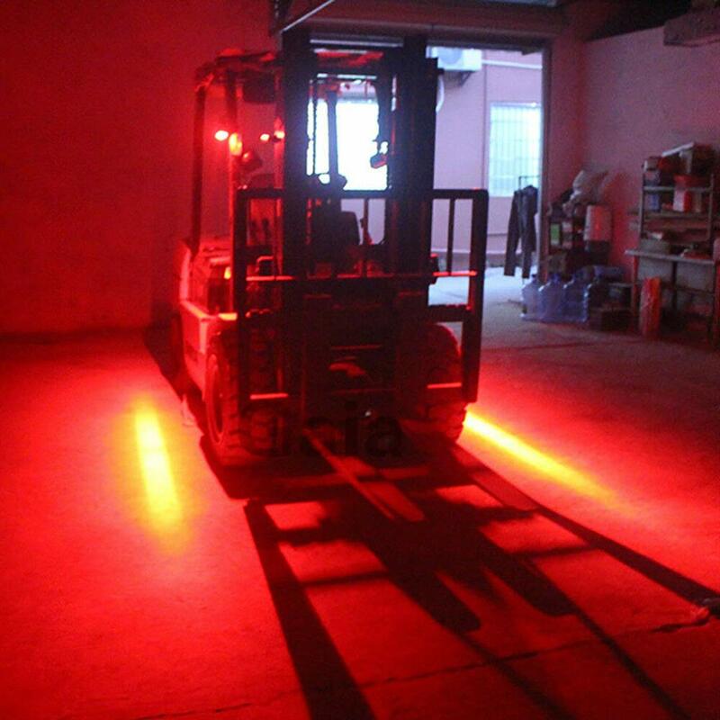 4 pollici 30W LED carrello elevatore auto spia di sicurezza luce di lavoro Bar magazzino zona di pericolo luce, 10-80V impermeabile (1 pz)