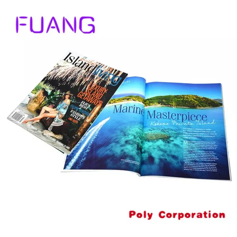 Benutzer definierte Magazin Druck broschüre benutzer definierte Großhandel Drucks ervice Buchdruck benutzer definierte Größe Papier & Pappe King Fu
