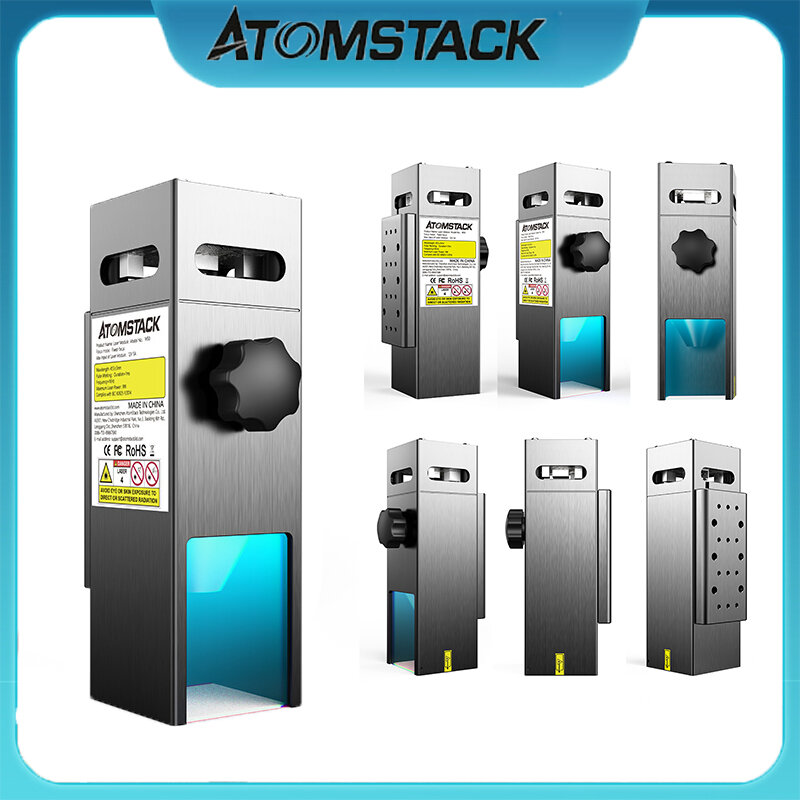 ATOMSTACK M50 Laser Stecher Modul Zubehör 50W Doppel Ultrafeinen Komprimiert Spot Verbesserte Fest-fokus Gravur Laser Modul