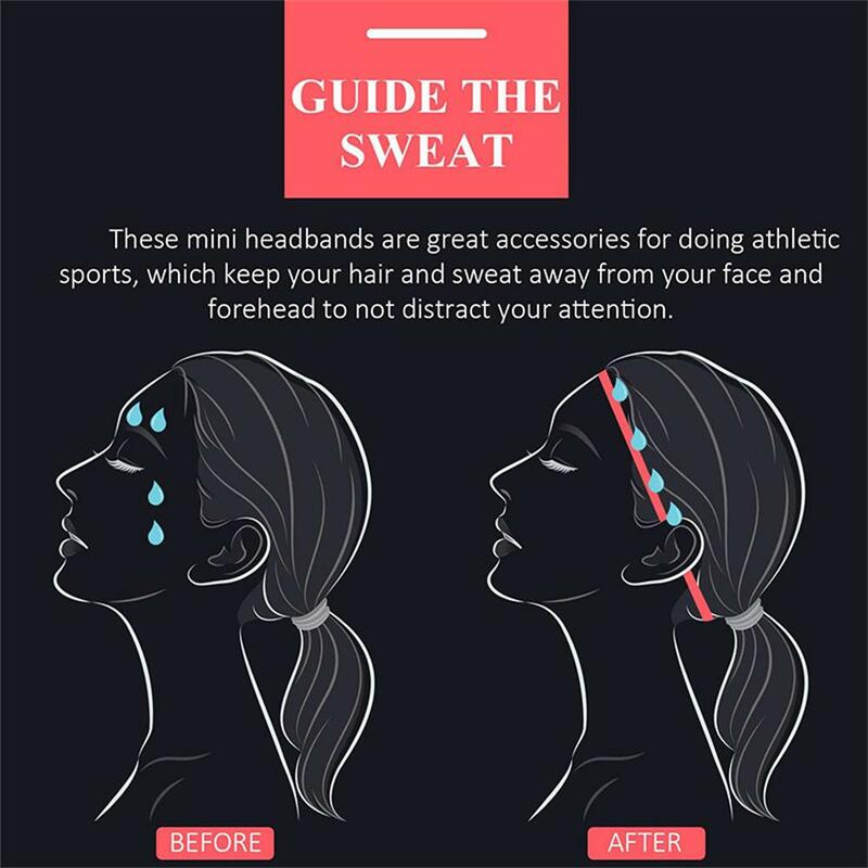 Sweat-absorbent Headband Adjustable Breathable Fashionable Durable Versatile Sports Sweat Band Women's Fitness Headband Yoga