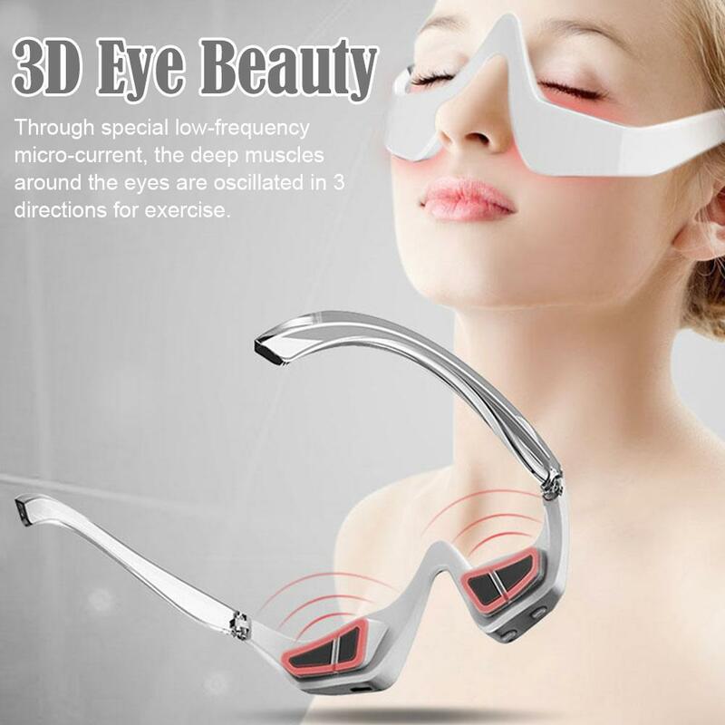 Dispositivos de belleza ocular 3D para reducir la fatiga ocular, estiramiento de la piel, pulsos de arrugas, cuidado inteligente de la piel, alivio eléctrico, antimas, K4S1