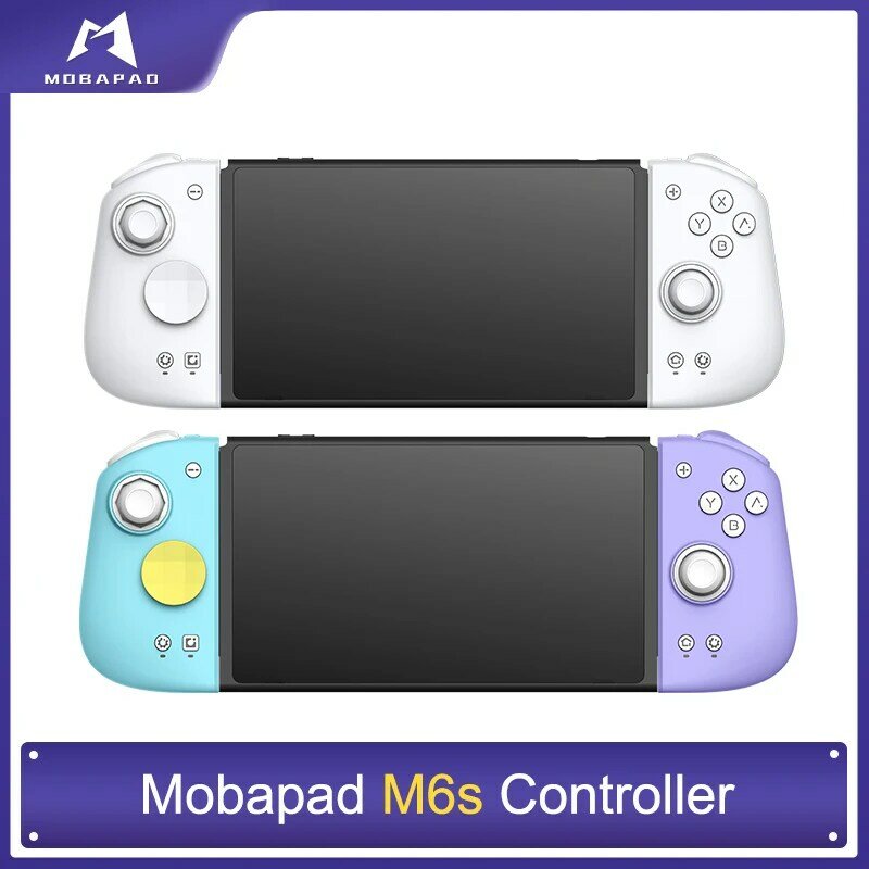 Mobapad M6s dla Nintendo przełącznik sterowanie Pro regulowany Joystick efekt halla kontroler Hd wibracji/6-osiowy JoyPad żyroskopowy