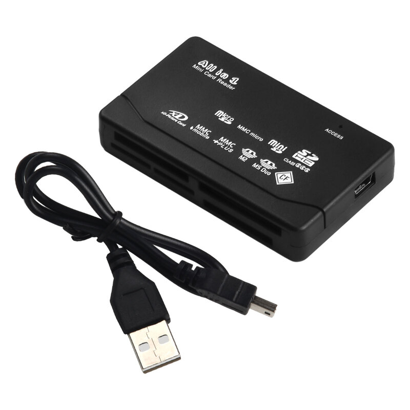 휴대용 카드 어댑터 카드 리더 메모리 키트 부품 액세서리 도구, 최대 480 Mb USB 2.0 SD TF CF MS 하이 퀄리티