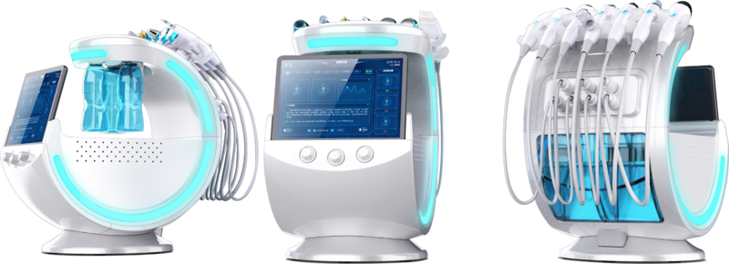 Косметический аппарат Hydo для кожного анализа кожи, устройство для очистки лица, микро-дермабразии, водный фотоаппарат