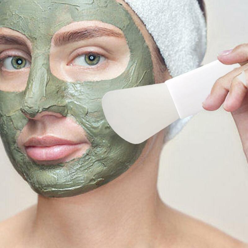 Silikonowa szczotka do maseczki do twarzy Miękka pielęgnacja skóry twarzy Przenośne narzędzia błota wielokrotnego użytku Kremowa maska Piękno DIY Pędzle do twarzy Makijaż M8D2