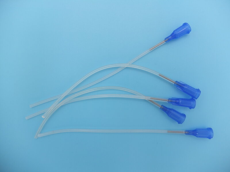 5 Pack - Little Bird Oral Gavage Needle (średnica zewnętrzna = 2mm) 4 cale (100mm) długi silikon miękka rurka (bez strzykawki)