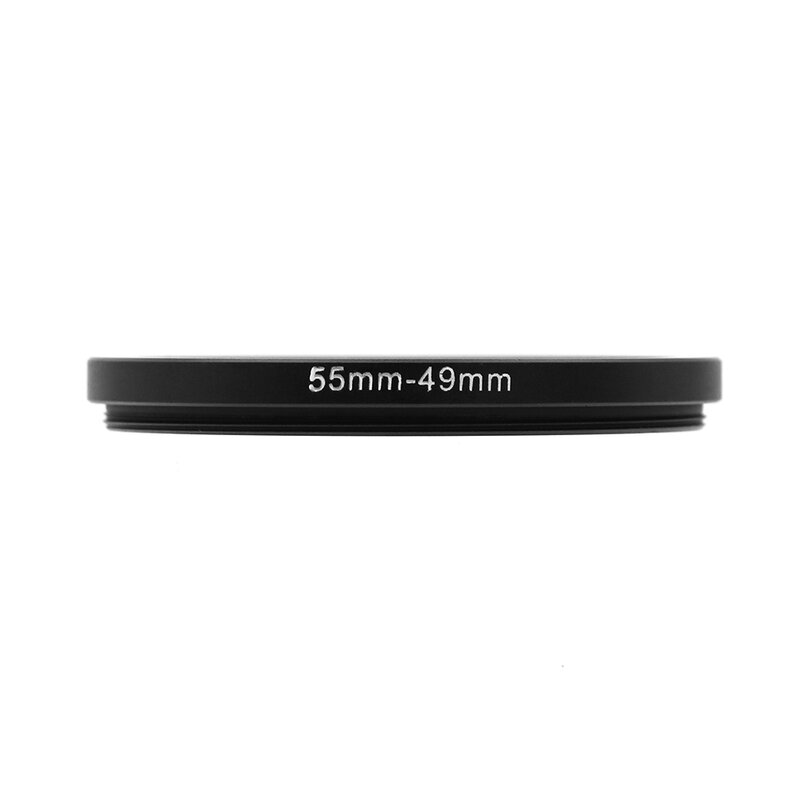Anillo adaptador de filtro de lente de cámara, anillo de Metal de 55 mm - 43 46 49 52 58 62 67 72 77 82 mm para cubierta de lente UV ND CPL, etc.