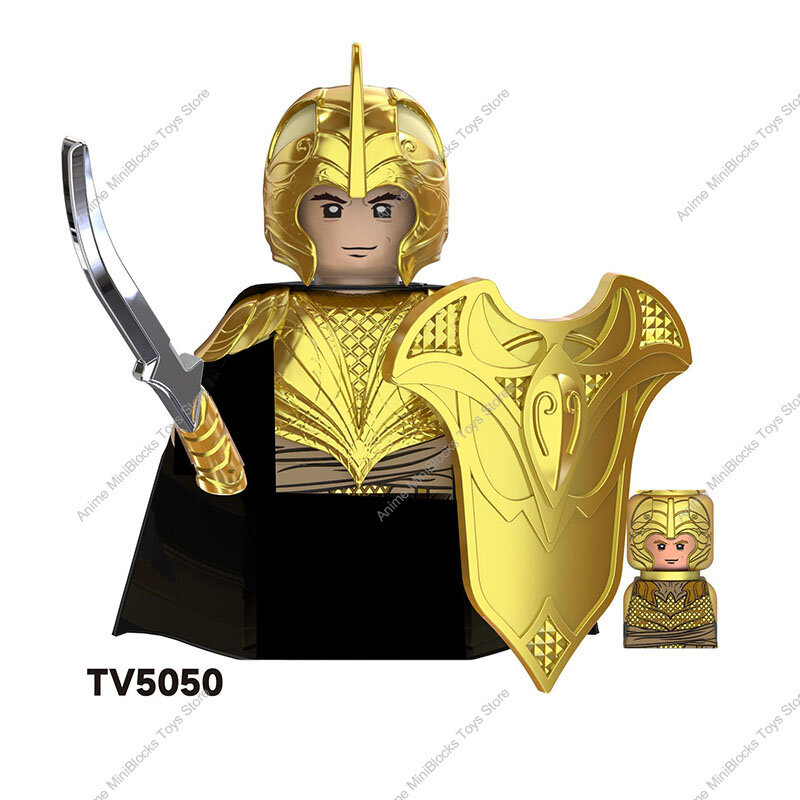 TV6406 6405 6054 Lord Rings Movies  Bricks Dolls Medieval Knight Soldier Warrior Archer Mini-Figures Action Toy Building Blocks