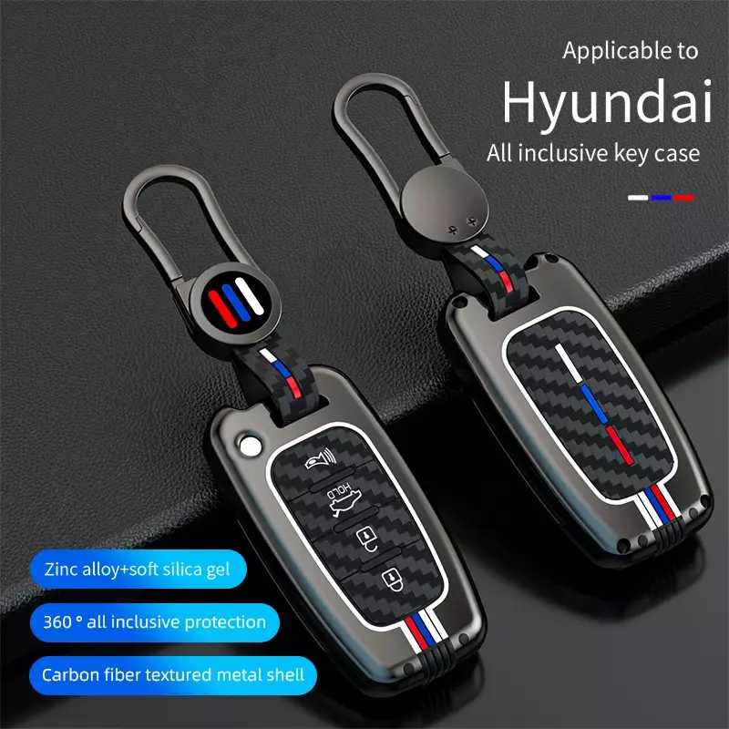 Кольцо для автомобильного ключа, для Hyundai I40 IX25 IX35 HB20 Accent Creta Elantra Solaris KIA Picanto Sportage K5 Ceed 3/4 кнопки