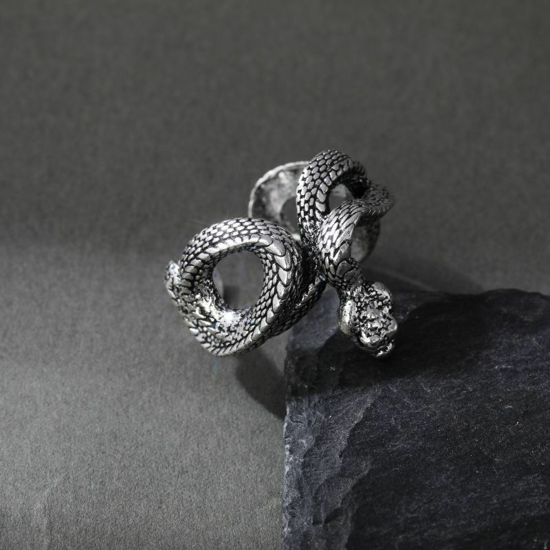 婚約指輪,スターリングシルバー925のエンゲージメントスネークリング