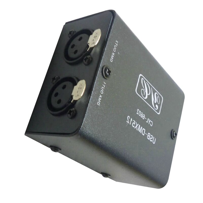 Controlador de iluminação LED para iluminação de palco, USB para DMX, DMX512, 512 canais, 1 conjunto