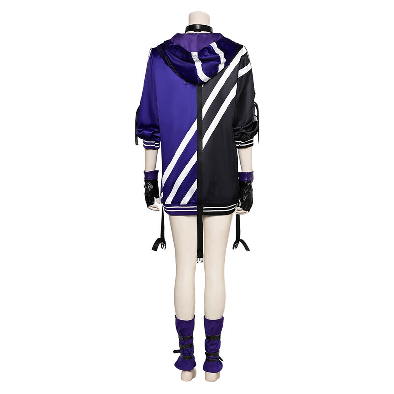 Reina Cosplay Costume Game Tekken 8 gilet cappotto pantaloni per le donne abiti per adulti Halloween Carnival Party gioco di ruolo travestimento vestito