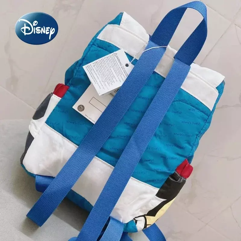 Disney's Original New Children's Schoolbag Cartoon Cute Children's Backpack Luxury Brand Drawstring Fashionable Boy's Backpack