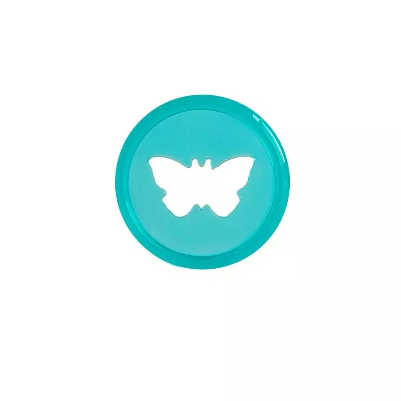 28MM motyl galaretka przezroczysta klamra wiążąca luźny liść grzyb otwór plastikowa tarcza wiążąca dziewczyna notatnik klej