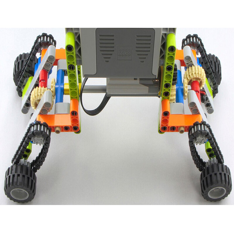 Legoeds-trilhas técnicas compatíveis e rodas pacote engrenagens e conjunto de eixo tanque de esteira rolante para 3711 3873 57518 88323 15379 14696