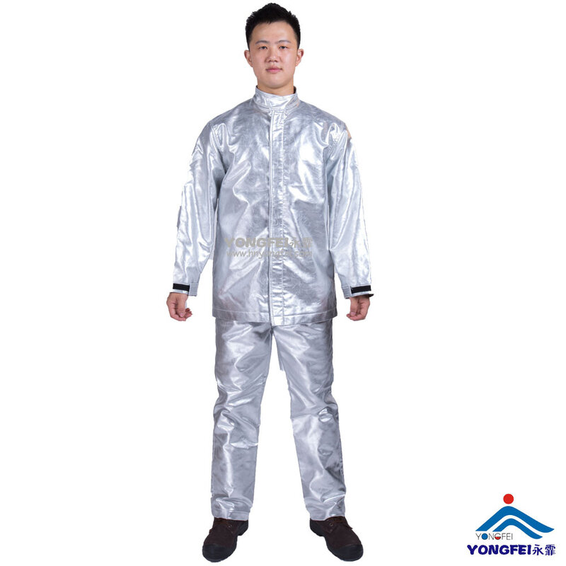 Pakaian pelindung tahan api tahan aluminium