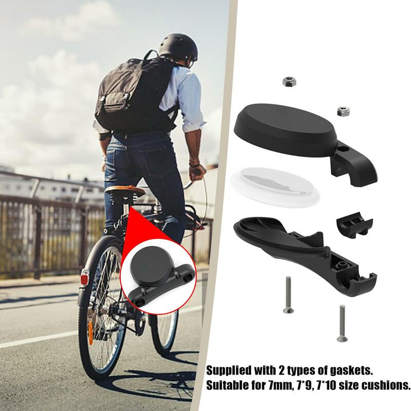 Braket pemegang sepeda pelindung, untuk Airtag Air Tag Anti Maling pelacak Gps sepeda Air Mount melindungi self 1set