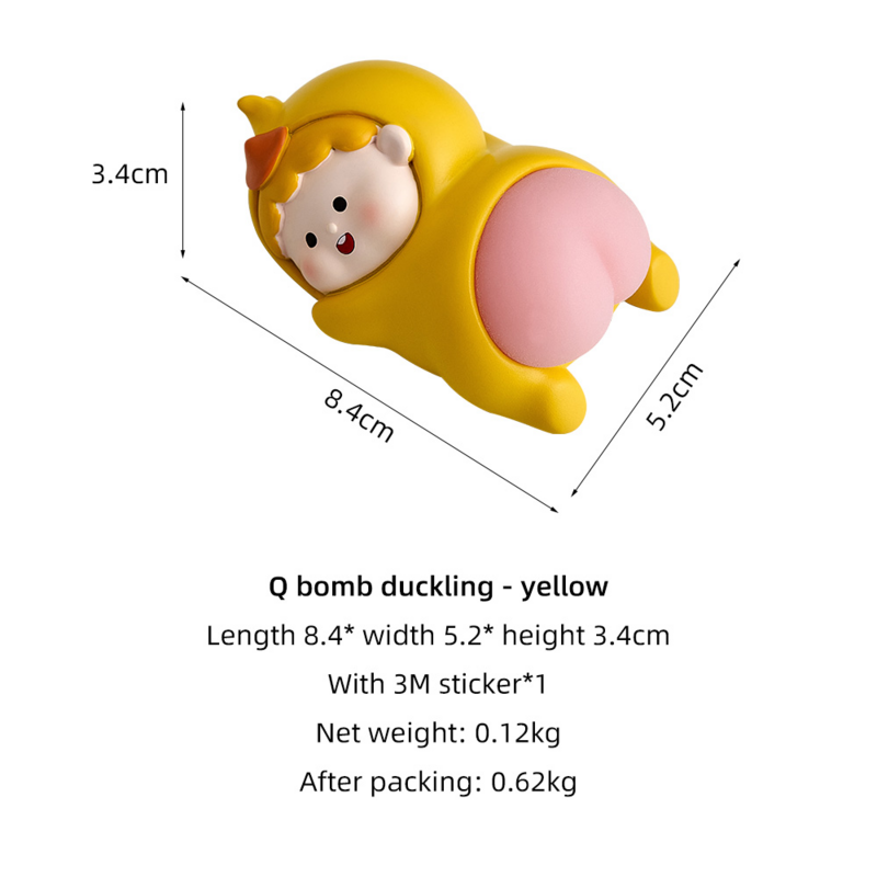Cute Antistress Elastic Ass Shape Doll Kawaii Reliever Squeezes Ball Funny Play Toy Soft Sticky Stress Relief Funny Toy