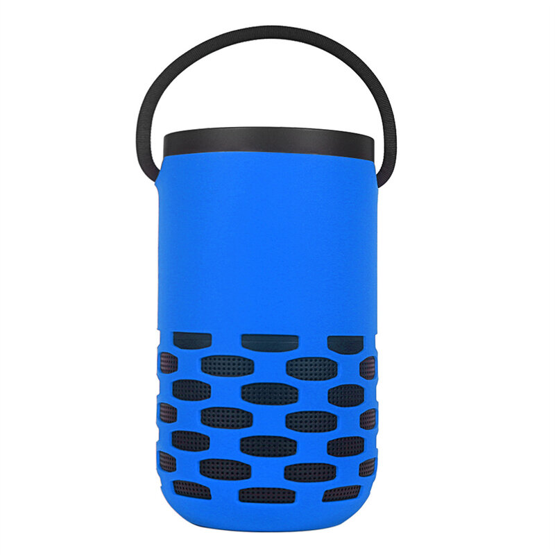 Speaker Case Black Dustproof Suitable For Home Portable Speaker Wear Resistance Durable Electronic Protective Sleeve Blue
