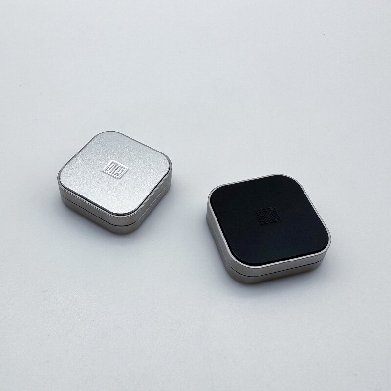 Gao – Cube magnétique Push pour enfants et adultes, glisseur de forme carrée, décompression en métal, jouets de bureau, EDC, cadeaux pour enfants et adultes