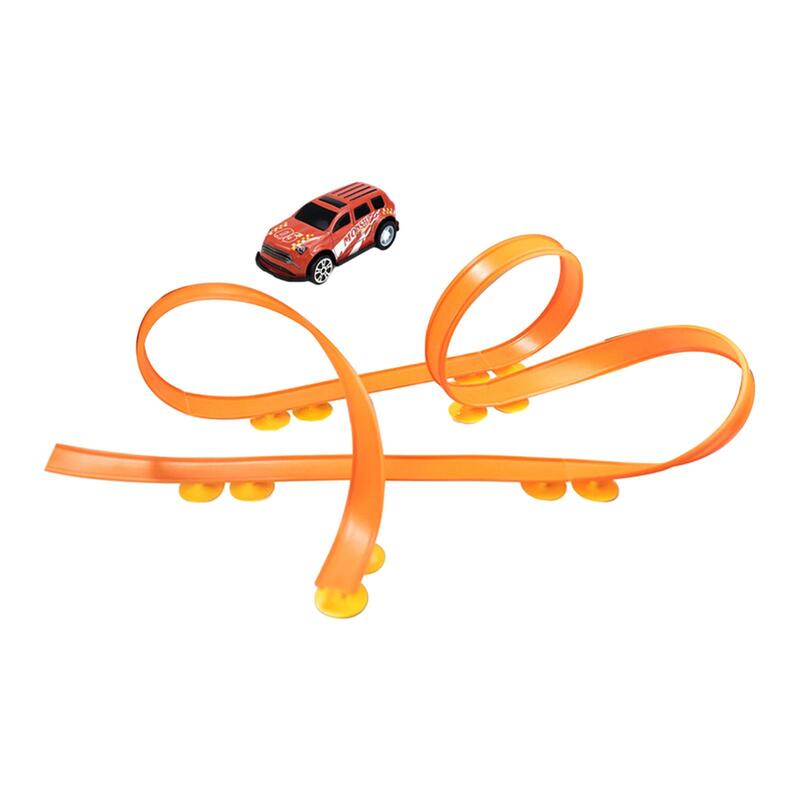 36x Kids Car Track Sets Kerstcadeau Voor Meisjes Stuntsnelheid Verbeelding Handen Op Vermogen Leeftijd 3 ~ 6 Observatie Raceauto Circuit Speelgoed