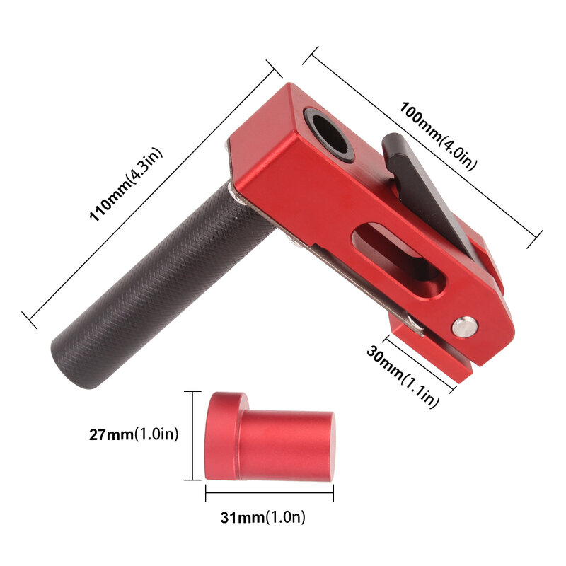 Woodworking Desktop Quick Acting Hold Down Clamp Desktop Clip Fast Fixed Clip for Woodworking Benches 20MM Dog Hole Tool