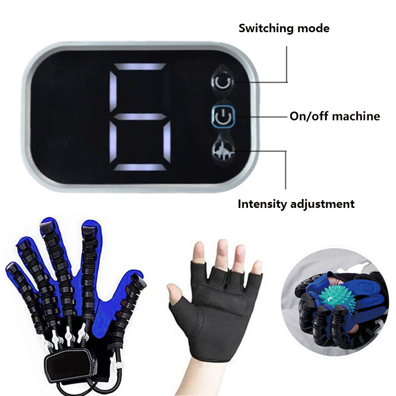 Guante de Robot de rehabilitación, guantes de entrenamiento de manos y dedos, dispositivos de hemiplejia, recuperación de la función de la mano, 2023