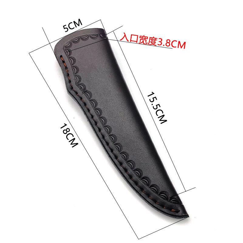 15,5 cm Outdoor/Küchenmesser Scheide Leder Messer abdeckung Schutz mit Hüftgurt Schnalle Obst messer Schutzhülle