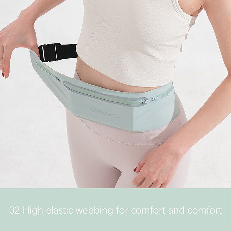 Sports Waist Pack Fanny Pack Wallet Adjustable Men Women Running Pouch Belt Portable Phone Holder Gym Bum Bag