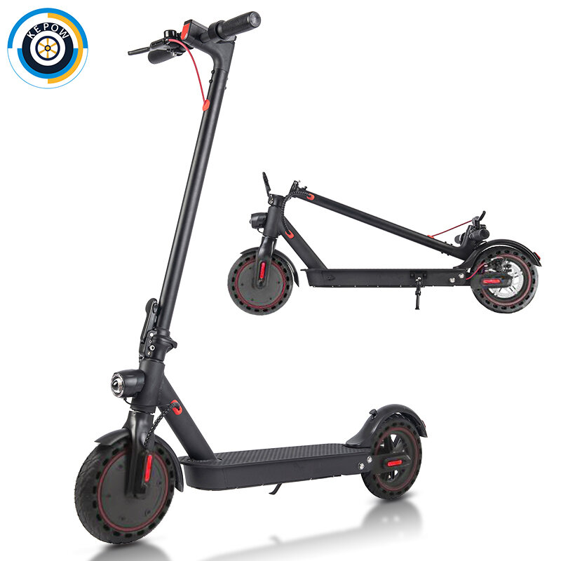 Kepow-e9d scooter elétrico para adulto, motor 350w, pneus de 8, 5 polegadas, dobrável, 8,5 ah, bateria, app, estoque da UE