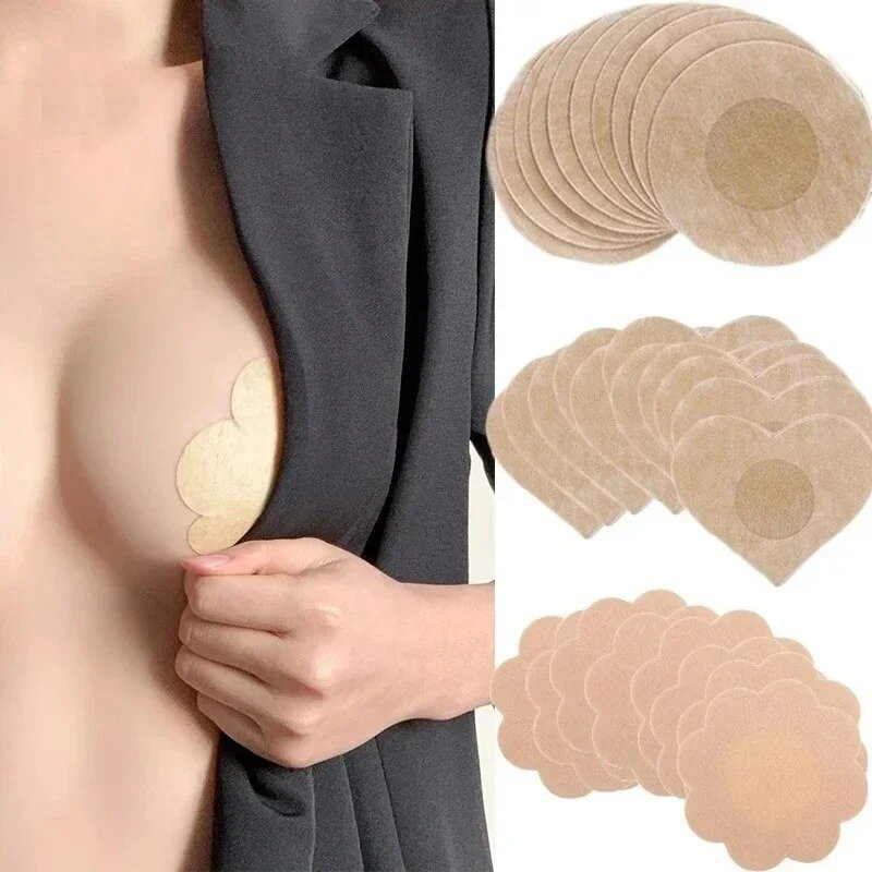 Sticky Nipple Covers For Women Girls Invisible Breast Lift Up Stickers Tape Lady Self Adhesive Bra Shield Pads Fashion Accessory