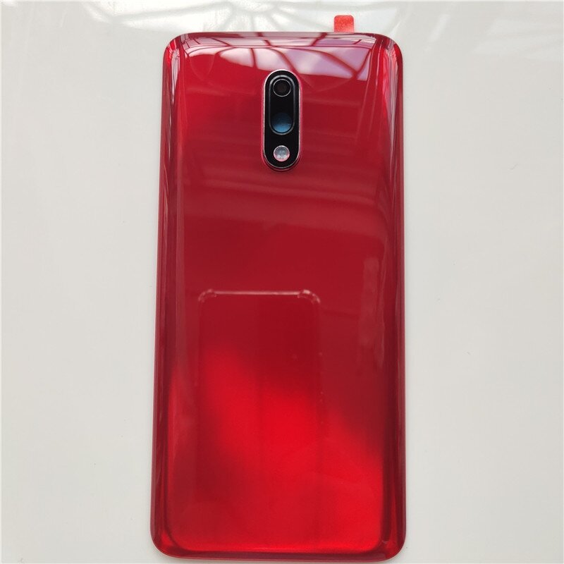 Glass Back Rear Panel Door Housing Cover For Oneplus 7 Replacement Battery Case Repair Parts For One Plus 1+ 7 With Camera Lens