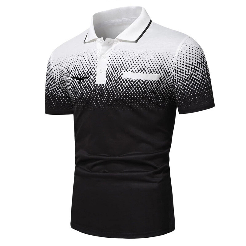 High Quality Summer New Men's Short-sleeved Casual Mens Polo Shirt