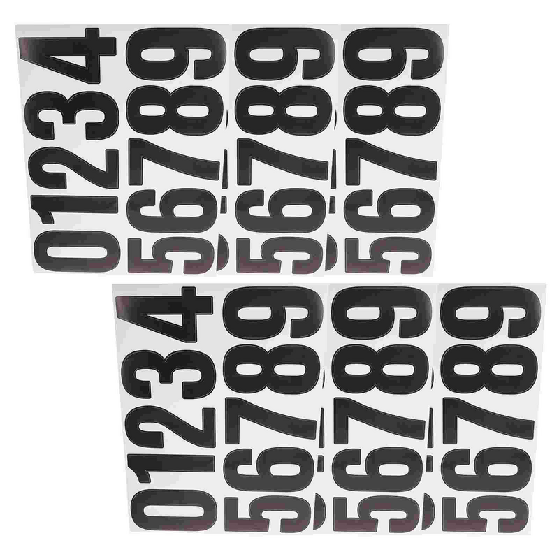 Portable Large Safe Mailbox Number Stickers Numbers Mailbox Numbers For Outside for Marking Outdoor Trash Can Decorate