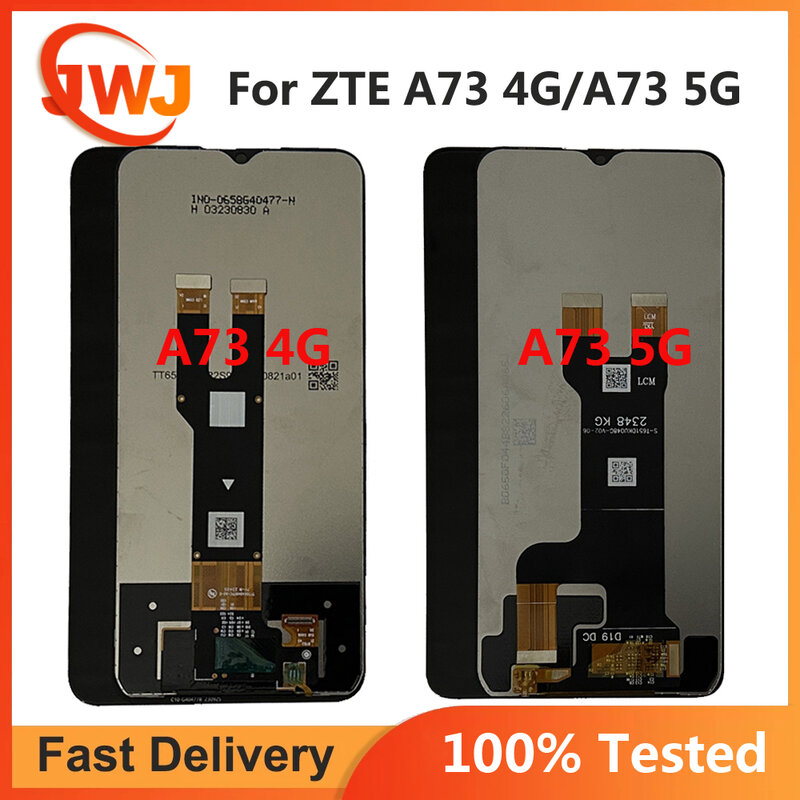 Pantalla LCD y táctil para ZTE Blade A73, conjunto combinado de 6,52 pulgadas, 4G, Sensor, probado 6,6