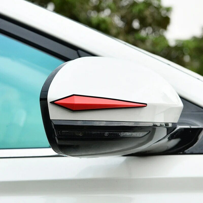 รถ Antis-Scratch Protector สติกเกอร์รถกันชน Anti-Collision Strip ยางป้องกันกระจกมองหลังกระจก Edge Guard