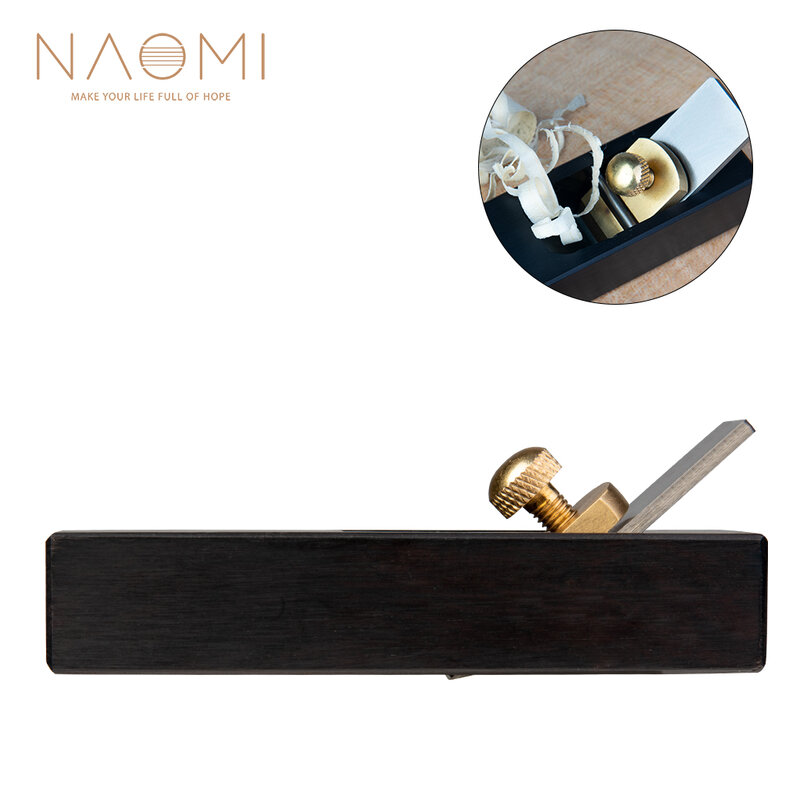 Миниатюрный строгальный станок NAOMI Сделай Сам самолет, деревообрабатывающий инструмент с рукояткой, из черного дерева