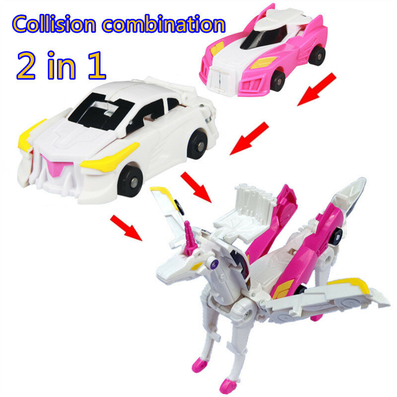 Hello Carbot Unicorn Mirinae Prime Unity 시리즈 변환 변형 액션 피규어 로봇 자동차 자동차 장난감 홈 Ornamen