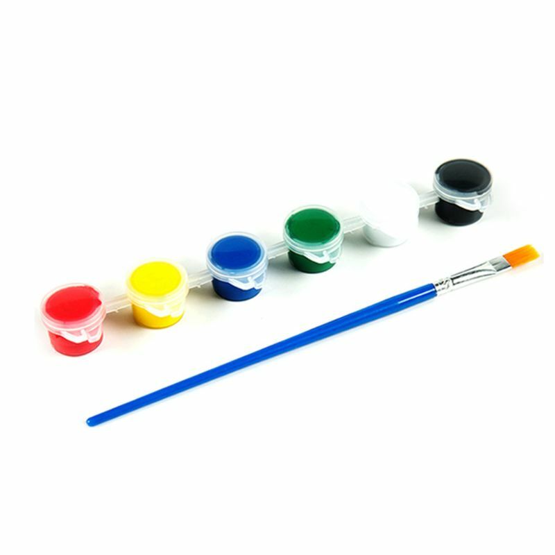 Regenbogen-Acryl-Pinsel für kreatives Malen, Zubehör für Kreativität, Verbesserung der Fantasie, interaktives Spielzeug