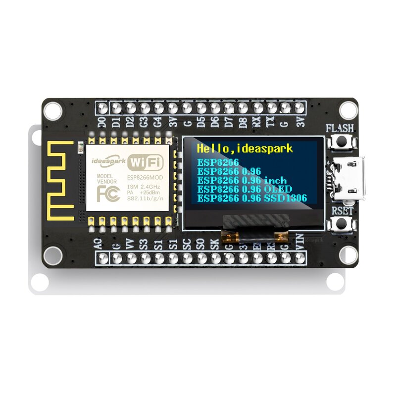 NodeMCU ESP8266 Development Board 0.96 ''OLED,CH-340,ESP-12E โมดูล WiFi,ไมโคร USB สำหรับ Arduino/Micropython ESP8266