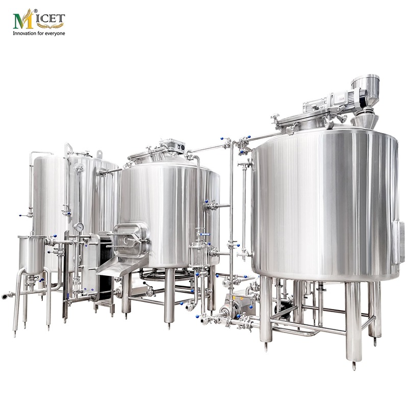 SUS304 500L Brewery Restaurant Craft Beer Brewing Equipment For Sale