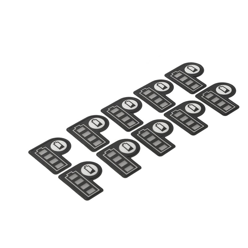 Botão Decalque Etiqueta para Bateria De Lítio, Capacidade Da Bateria LED Key Adesivos, Peças De Ferramenta, 18V, 14.4V, BL1830, BL1430, 10Pcs