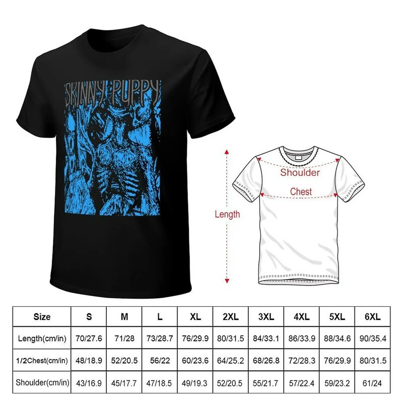 Retro Vintage Skinny Rock Puppy Industry Gift For Everyone T-shirt Short sleeve tee tops men clothing