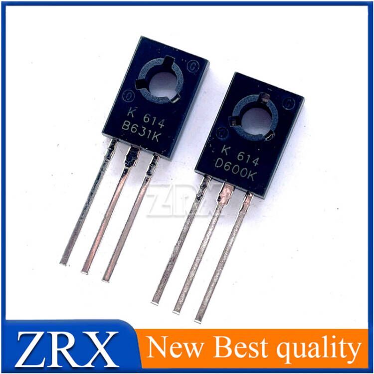 Triodo de circuito integrado 2Sd600k D600K 2 Sb631k B631K TO-126 a 3 yuanes, nuevo, lote de 5 unidades