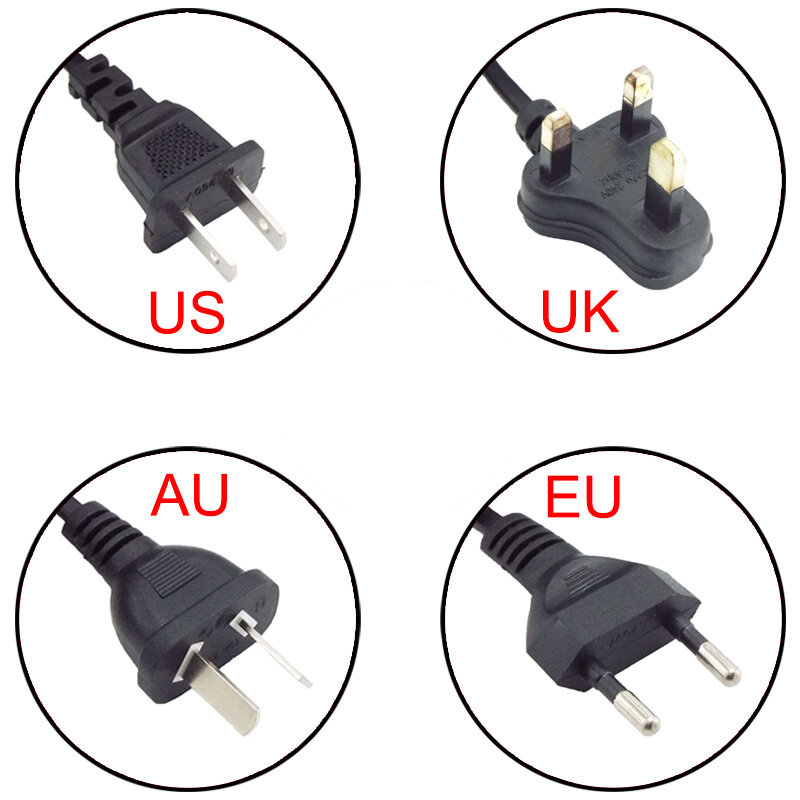 AC DC Adapter Converter Charger, Fonte de alimentação, Fonte de alimentação, Transformador, Luz LED, CCTV, Câmera, 100-240V, 24V, 5A, 5000ma
