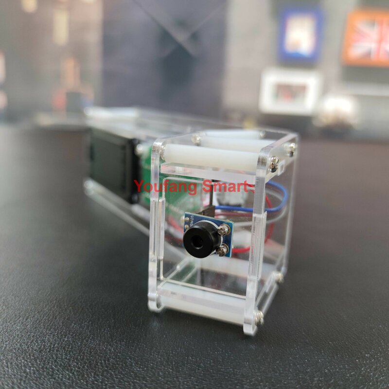 Акриловый термометр для лба, пистолет с термометром OLED, измерение для робота Arduino, набор «сделай сам», нанопрограммируемый робот, паровые игрушки