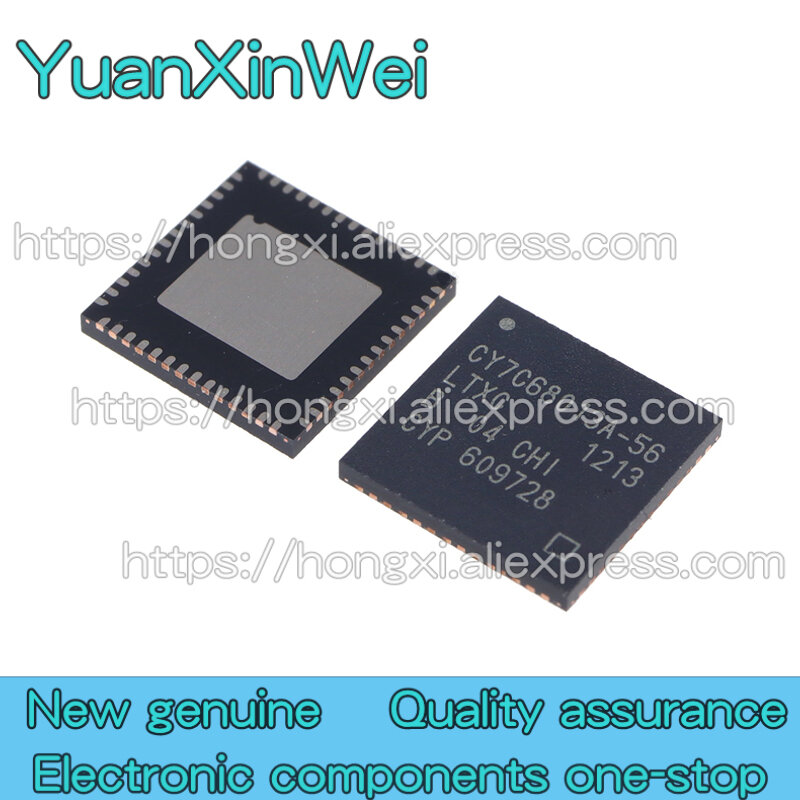 Piezas CY7C68013A QFN56, 1 CY7C68013A-56LTXC, encapsulación, periféricos USB, controlador de chip de interfaz USB